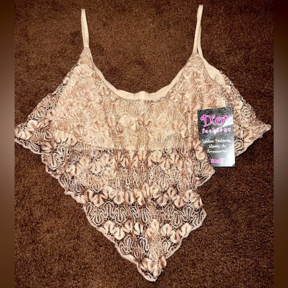 Nude Lace Bralette- New With Tags